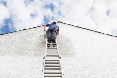 Peinture extérieure à la Faye — façades et ravalement